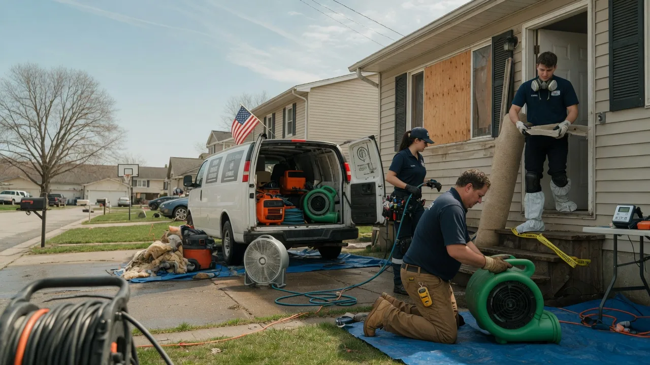 Water Damage Restoration in Dahlen, ND near me